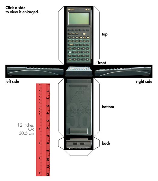 Hewlett-Packard 38G student graphic calculator - six views.