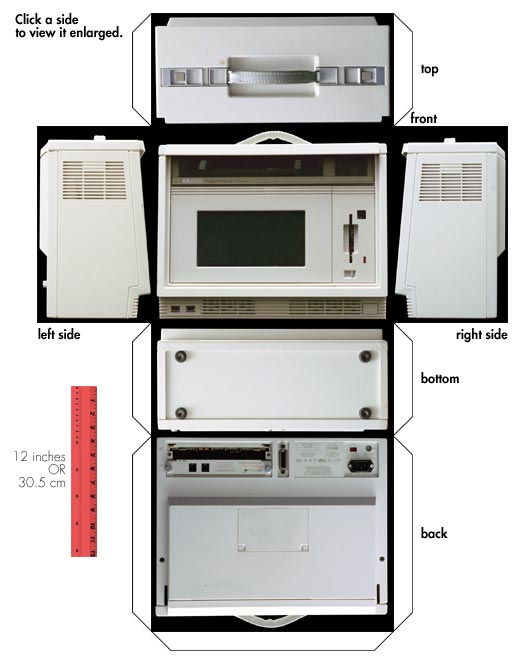 Integral computer - six views.
