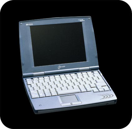 Jornada 820 palmtop PC - 3/4 view.